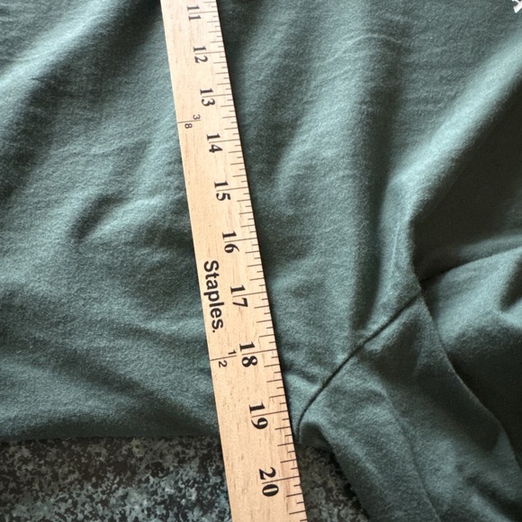 Teddy Fresh Always Late Shirt Mens Small Long Sleeve Green Graphic Print - Picture 10 of 10
